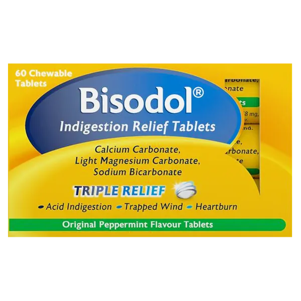 bisodol indegestion relief 60tabs