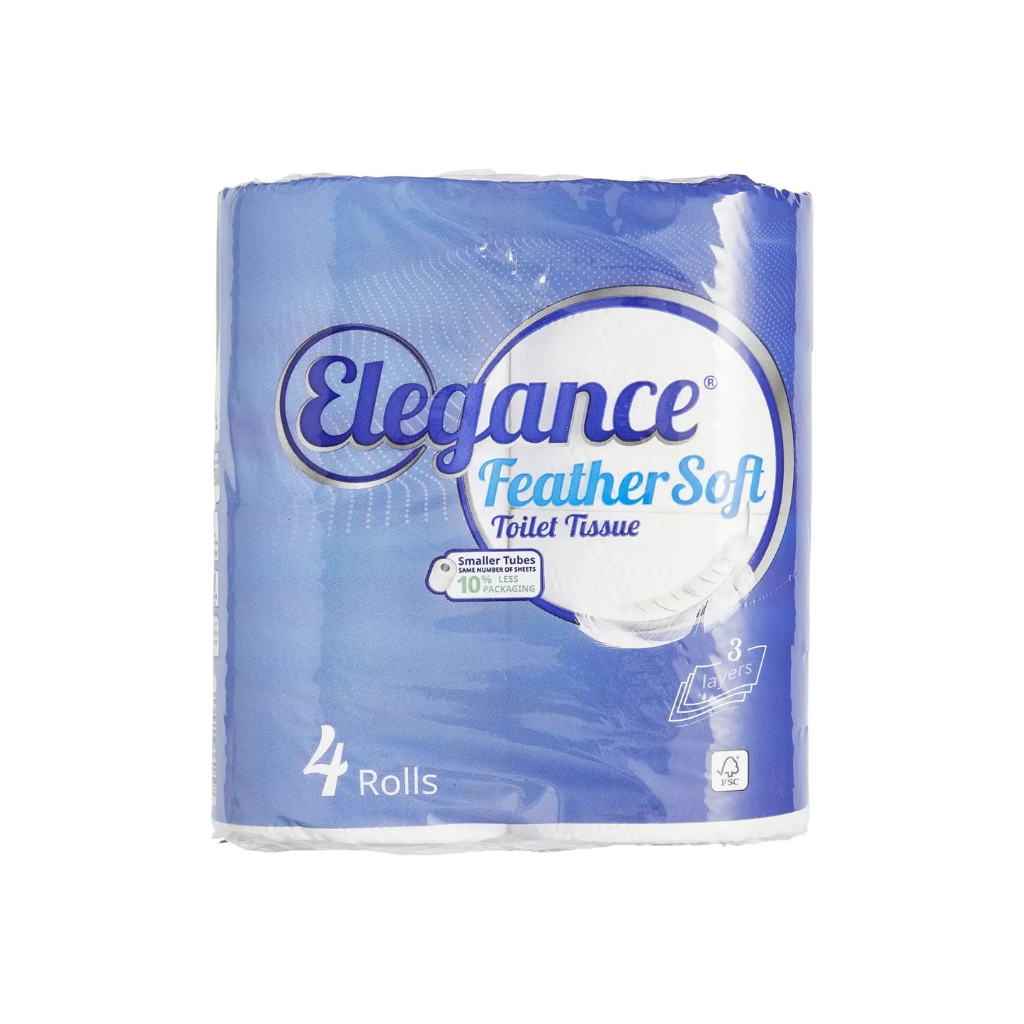 Elegance Feather Soft 4pk 3ply Toilet Tissues