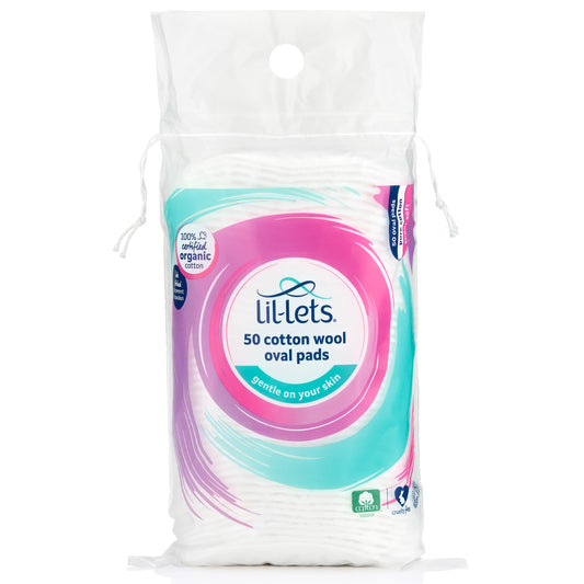 Lil-Lets Baby Cotton Wool Oval Pads