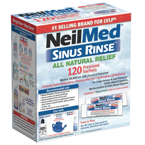NeilMed Sinus Rinse Sachets x120