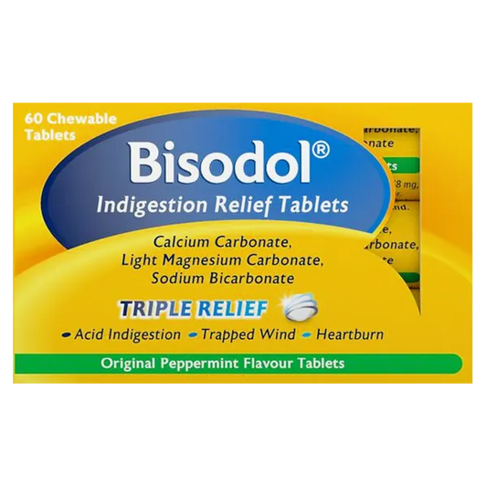 bisodol indegestion relief 60tabs