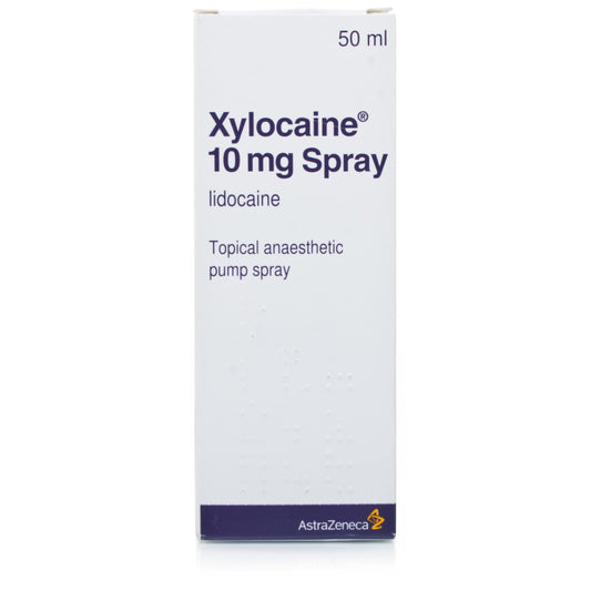 Xylocaine 10mg Spray - Topical Anaesthetic Numbing Spray - Lidocaine 50ml