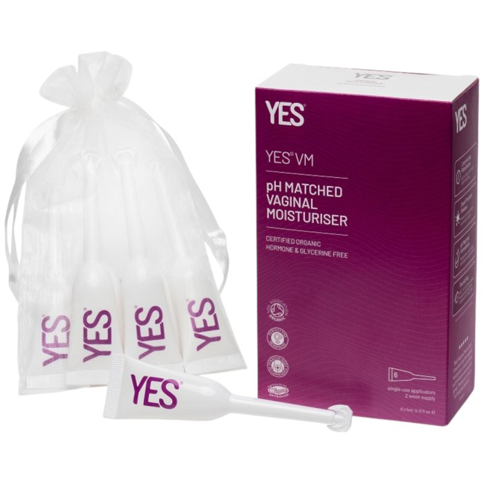YES Organic pH Matched Natural Vaginal Moisturising Gel 6 x 5ml