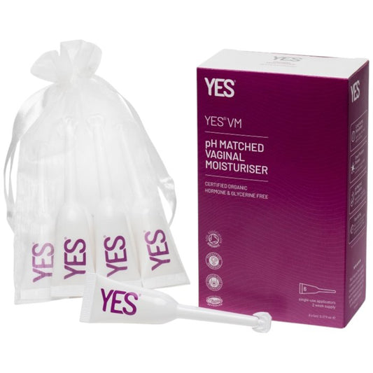 YES Organic pH Matched Natural Vaginal Moisturising Gel 6 x 5ml