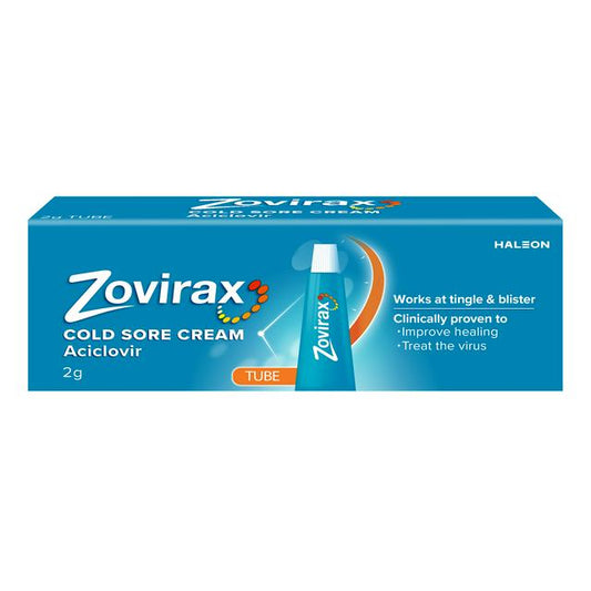 Zovirax Cold Sore Cream, Tube 2g